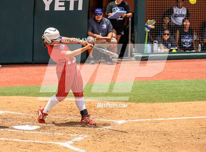 Thumbnail 3 in Santa Gertrudis Academy vs. Coahoma (UIL 3A Softball Final) photogallery.