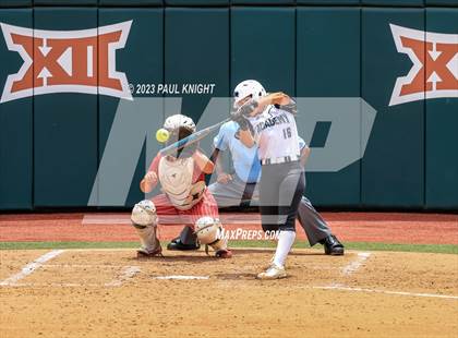 Thumbnail 1 in Santa Gertrudis Academy vs. Coahoma (UIL 3A Softball Final) photogallery.