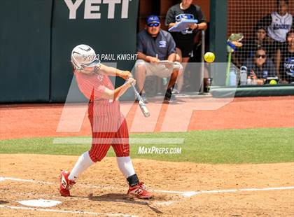 Thumbnail 2 in Santa Gertrudis Academy vs. Coahoma (UIL 3A Softball Final) photogallery.