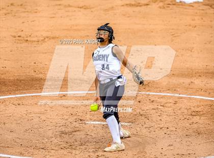 Thumbnail 3 in Santa Gertrudis Academy vs. Coahoma (UIL 3A Softball Final) photogallery.