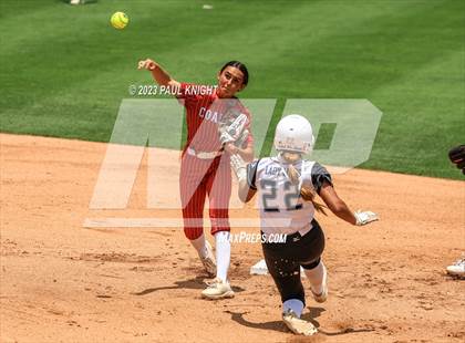 Thumbnail 1 in Santa Gertrudis Academy vs. Coahoma (UIL 3A Softball Final) photogallery.