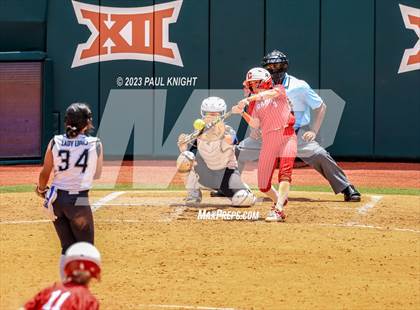 Thumbnail 2 in Santa Gertrudis Academy vs. Coahoma (UIL 3A Softball Final) photogallery.