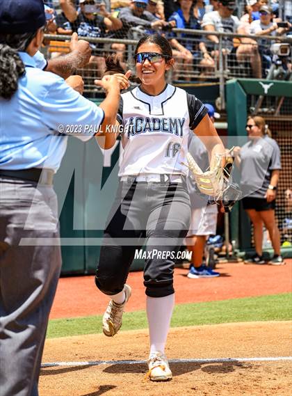 Thumbnail 1 in Santa Gertrudis Academy vs. Coahoma (UIL 3A Softball Final) photogallery.