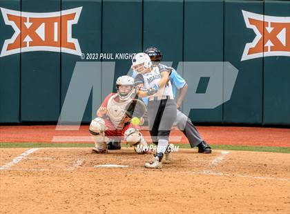 Thumbnail 2 in Santa Gertrudis Academy vs. Coahoma (UIL 3A Softball Final) photogallery.
