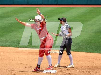 Thumbnail 2 in Santa Gertrudis Academy vs. Coahoma (UIL 3A Softball Final) photogallery.