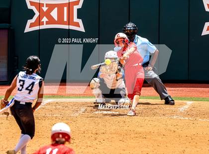Thumbnail 3 in Santa Gertrudis Academy vs. Coahoma (UIL 3A Softball Final) photogallery.