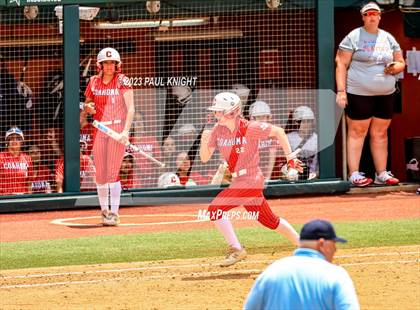 Thumbnail 1 in Santa Gertrudis Academy vs. Coahoma (UIL 3A Softball Final) photogallery.
