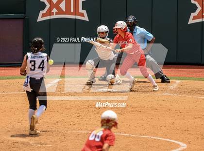 Thumbnail 3 in Santa Gertrudis Academy vs. Coahoma (UIL 3A Softball Final) photogallery.