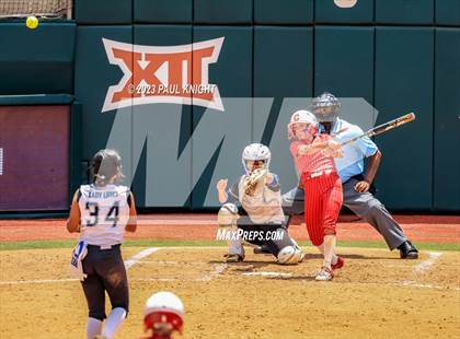 Thumbnail 1 in Santa Gertrudis Academy vs. Coahoma (UIL 3A Softball Final) photogallery.