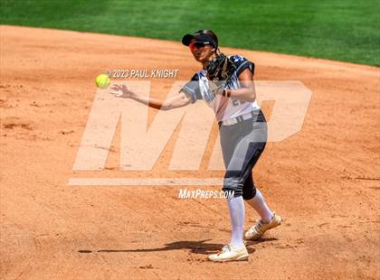 Thumbnail 2 in Santa Gertrudis Academy vs. Coahoma (UIL 3A Softball Final) photogallery.