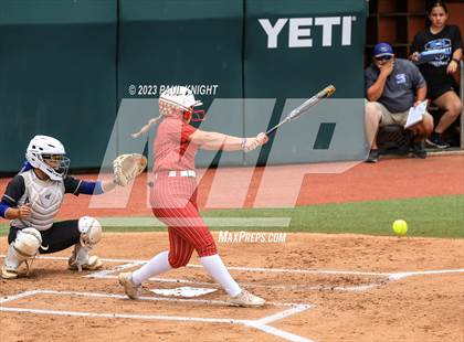 Thumbnail 3 in Santa Gertrudis Academy vs. Coahoma (UIL 3A Softball Final) photogallery.