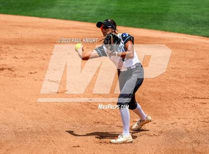 Thumbnail 1 in Santa Gertrudis Academy vs. Coahoma (UIL 3A Softball Final) photogallery.