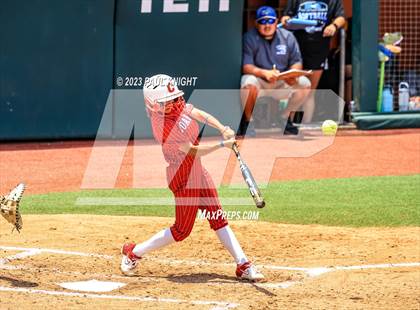 Thumbnail 2 in Santa Gertrudis Academy vs. Coahoma (UIL 3A Softball Final) photogallery.