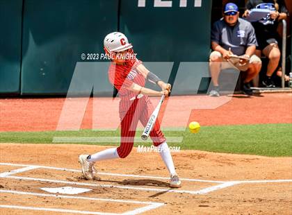 Thumbnail 1 in Santa Gertrudis Academy vs. Coahoma (UIL 3A Softball Final) photogallery.