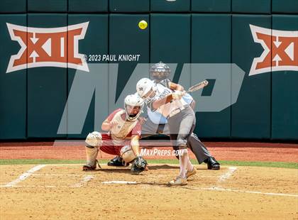 Thumbnail 2 in Santa Gertrudis Academy vs. Coahoma (UIL 3A Softball Final) photogallery.