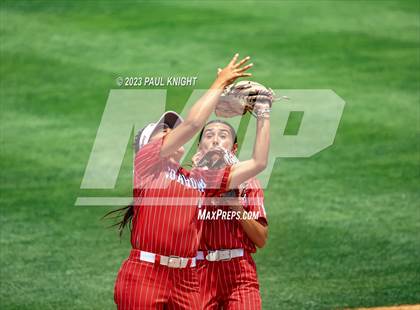 Thumbnail 1 in Santa Gertrudis Academy vs. Coahoma (UIL 3A Softball Final) photogallery.