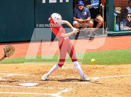 Thumbnail 3 in Santa Gertrudis Academy vs. Coahoma (UIL 3A Softball Final) photogallery.