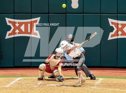 Thumbnail 3 in Santa Gertrudis Academy vs. Coahoma (UIL 3A Softball Final) photogallery.