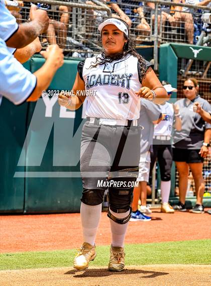Thumbnail 3 in Santa Gertrudis Academy vs. Coahoma (UIL 3A Softball Final) photogallery.