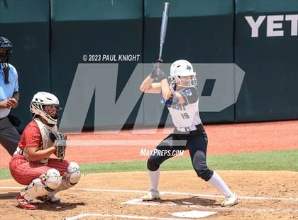 Thumbnail 3 in Santa Gertrudis Academy vs. Coahoma (UIL 3A Softball Final) photogallery.