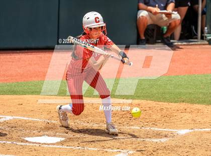 Thumbnail 1 in Santa Gertrudis Academy vs. Coahoma (UIL 3A Softball Final) photogallery.
