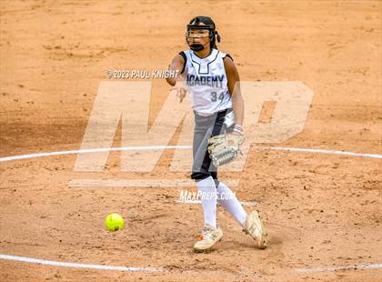 Thumbnail 1 in Santa Gertrudis Academy vs. Coahoma (UIL 3A Softball Final) photogallery.