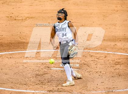 Thumbnail 1 in Santa Gertrudis Academy vs. Coahoma (UIL 3A Softball Final) photogallery.