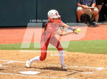 Thumbnail 1 in Santa Gertrudis Academy vs. Coahoma (UIL 3A Softball Final) photogallery.