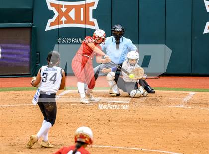 Thumbnail 2 in Santa Gertrudis Academy vs. Coahoma (UIL 3A Softball Final) photogallery.