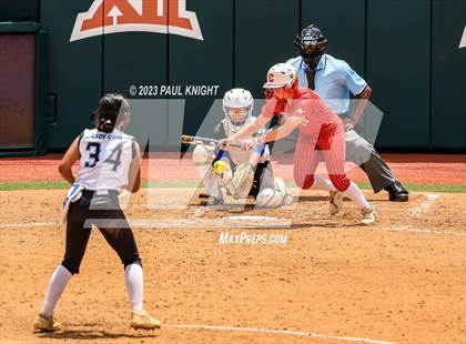 Thumbnail 1 in Santa Gertrudis Academy vs. Coahoma (UIL 3A Softball Final) photogallery.
