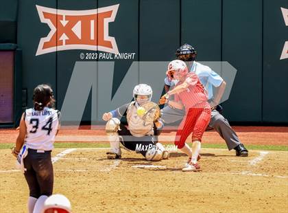 Thumbnail 2 in Santa Gertrudis Academy vs. Coahoma (UIL 3A Softball Final) photogallery.