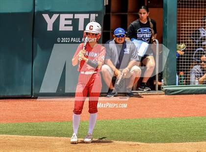 Thumbnail 1 in Santa Gertrudis Academy vs. Coahoma (UIL 3A Softball Final) photogallery.