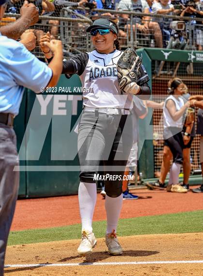 Thumbnail 1 in Santa Gertrudis Academy vs. Coahoma (UIL 3A Softball Final) photogallery.