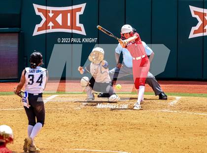 Thumbnail 2 in Santa Gertrudis Academy vs. Coahoma (UIL 3A Softball Final) photogallery.