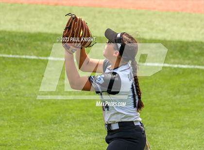 Thumbnail 3 in Santa Gertrudis Academy vs. Coahoma (UIL 3A Softball Final) photogallery.