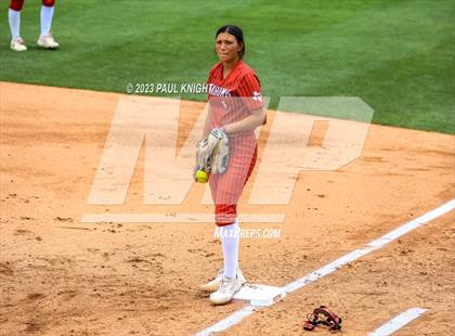 Thumbnail 1 in Santa Gertrudis Academy vs. Coahoma (UIL 3A Softball Final) photogallery.