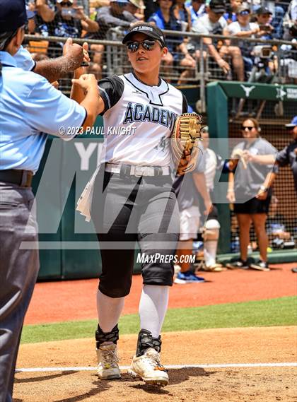 Thumbnail 1 in Santa Gertrudis Academy vs. Coahoma (UIL 3A Softball Final) photogallery.