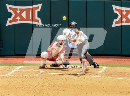 Thumbnail 1 in Santa Gertrudis Academy vs. Coahoma (UIL 3A Softball Final) photogallery.