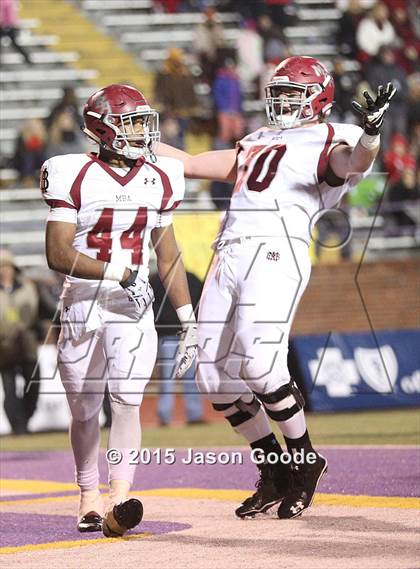 Thumbnail 3 in Montgomery Bell Academy vs. Brentwood Academy (TSSAA Division II Class AA Final)  photogallery.