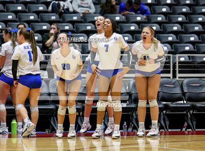 Thumbnail 2 in Bushland vs. Central Heights (UIL 3A Volleyball Semi-Final) photogallery.