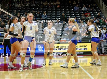 Thumbnail 1 in Bushland vs. Central Heights (UIL 3A Volleyball Semi-Final) photogallery.