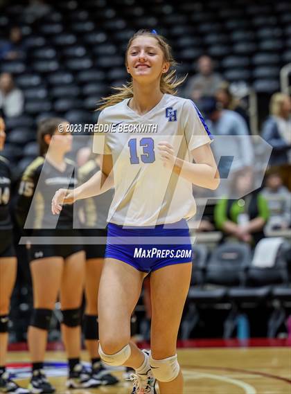 Thumbnail 3 in Bushland vs. Central Heights (UIL 3A Volleyball Semi-Final) photogallery.