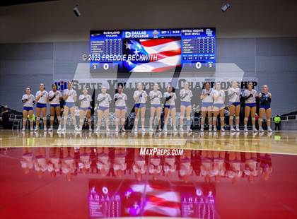 Thumbnail 2 in Bushland vs. Central Heights (UIL 3A Volleyball Semi-Final) photogallery.