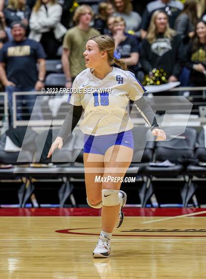 Thumbnail 3 in Bushland vs. Central Heights (UIL 3A Volleyball Semi-Final) photogallery.