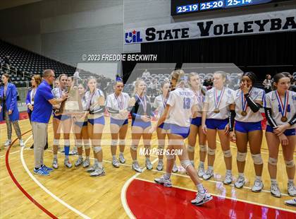 Thumbnail 1 in Bushland vs. Central Heights (UIL 3A Volleyball Semi-Final) photogallery.