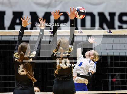 Thumbnail 3 in Bushland vs. Central Heights (UIL 3A Volleyball Semi-Final) photogallery.