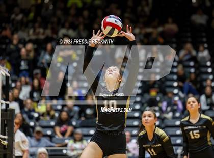 Thumbnail 1 in Bushland vs. Central Heights (UIL 3A Volleyball Semi-Final) photogallery.