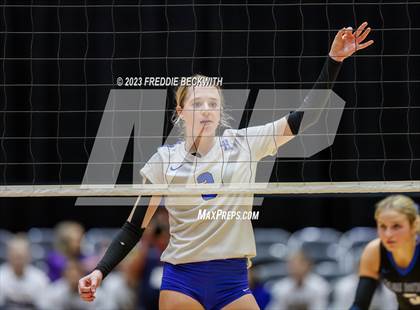 Thumbnail 3 in Bushland vs. Central Heights (UIL 3A Volleyball Semi-Final) photogallery.