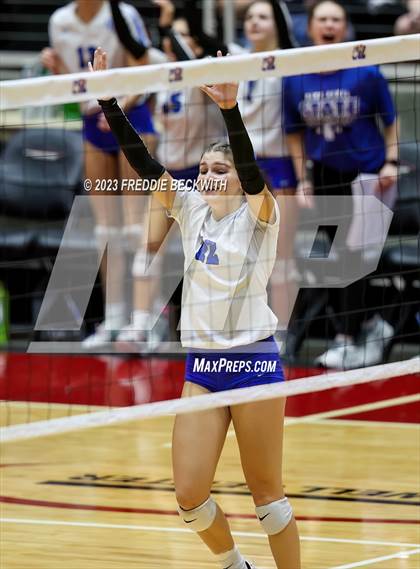 Thumbnail 2 in Bushland vs. Central Heights (UIL 3A Volleyball Semi-Final) photogallery.