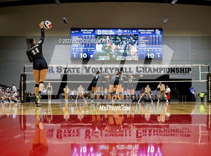 Thumbnail 2 in Bushland vs. Central Heights (UIL 3A Volleyball Semi-Final) photogallery.